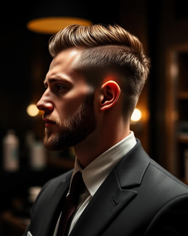 Corte social masculino clássico